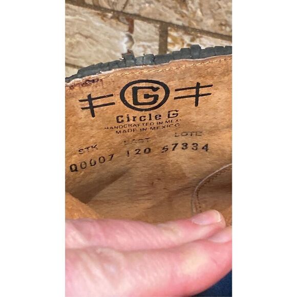 Circle G Leather Fringe Booties 7 - Picture 5 of 13